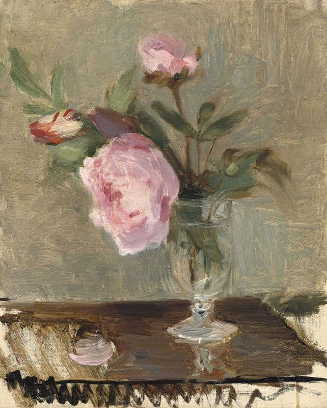 Peonies (c. 1869) as a canvas print