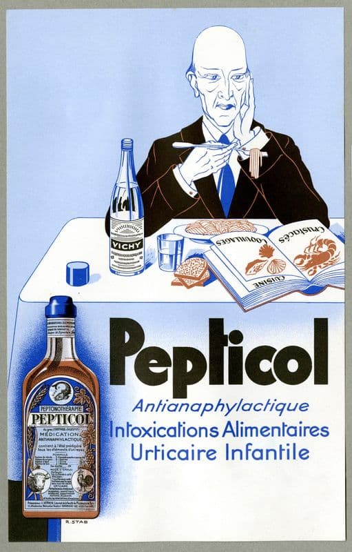 Pepticol (1910-1950) as a canvas print