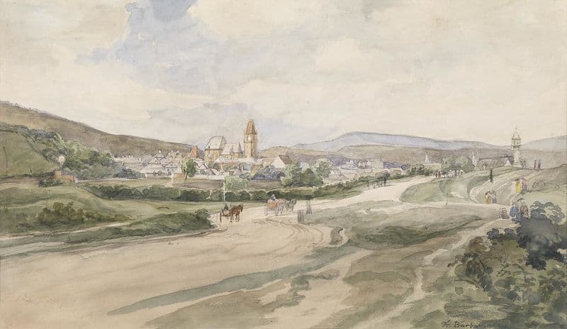 Perchtoldsdorf as a canvas print
