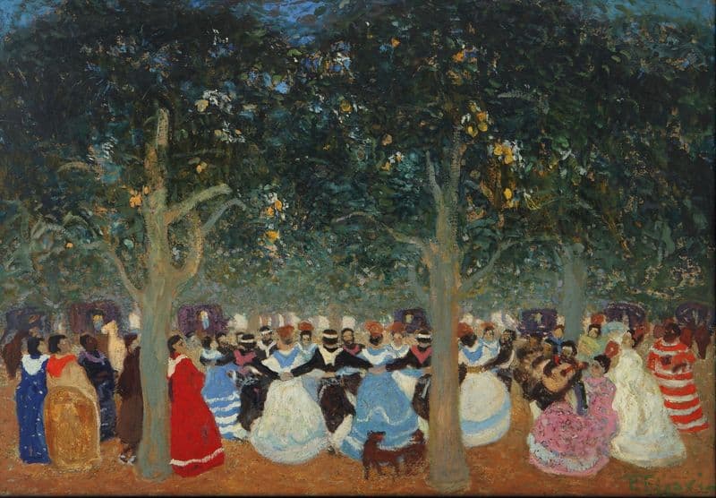 Pericón (from 1880 until 1938) as a canvas print