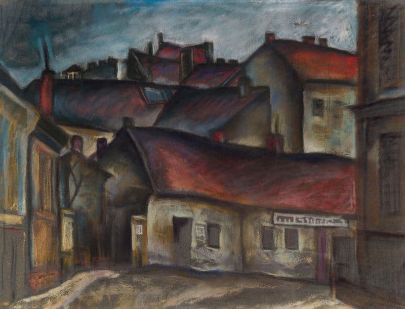Periféria mesta as a canvas print