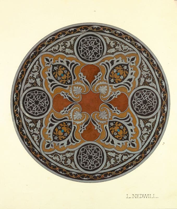 Persian Ornament II (ca 1900) as a canvas print