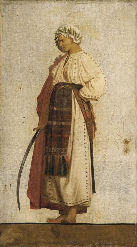 Personnage symbolisant la Turquie as a canvas print
