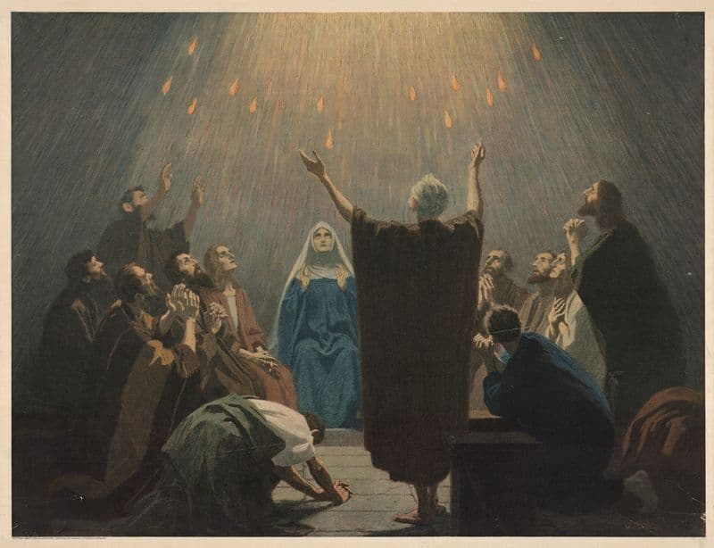 Peter’s Pentecost Sermon as a canvas print