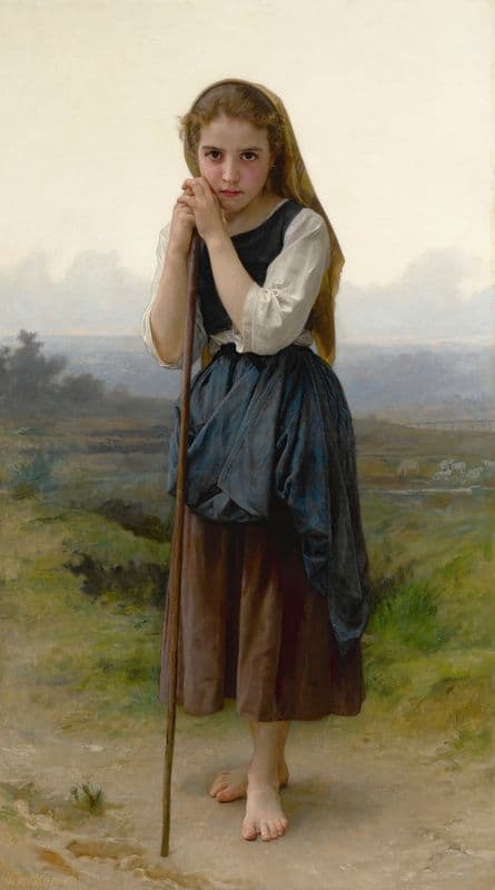 Petite Bergère as a canvas print