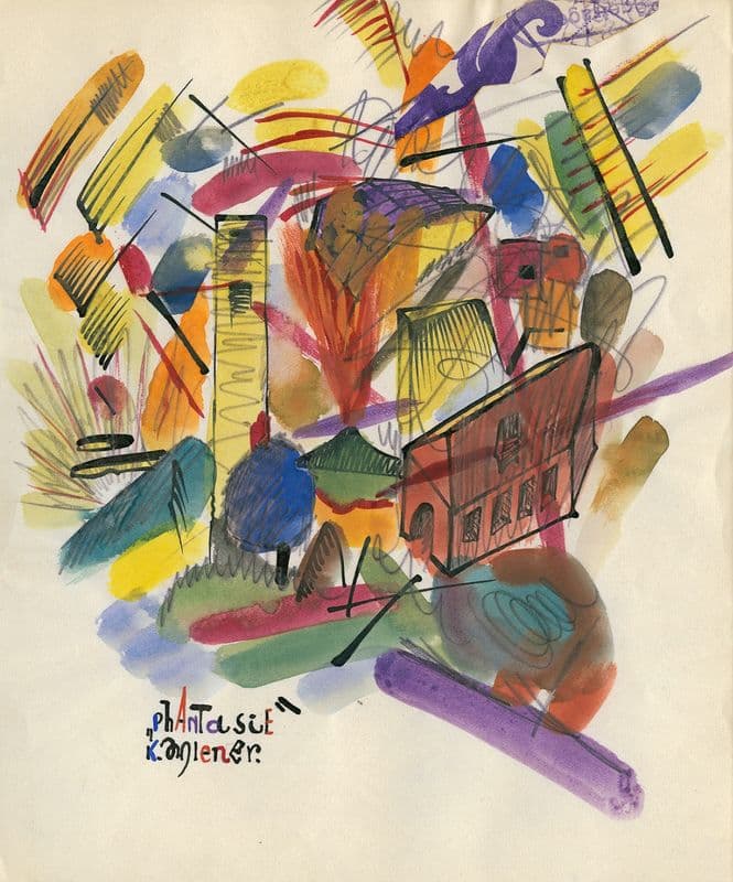 Phantasie (around 1921) as a canvas print