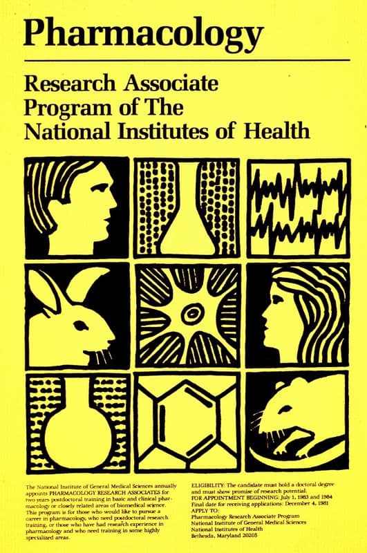 Pharmacology; Research Associate Program of the National Institutes of Health as a canvas print