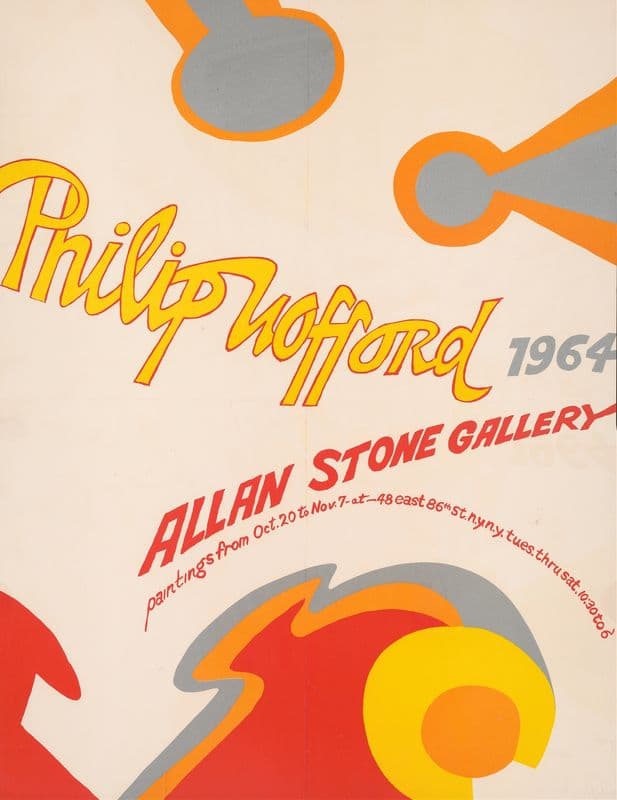 Philip Wofford 1964, Allan Stone Gallery paintings as a canvas print