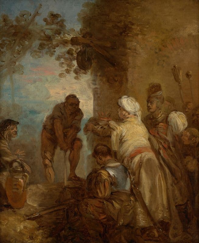 Piast Being Elected as the King as a canvas print