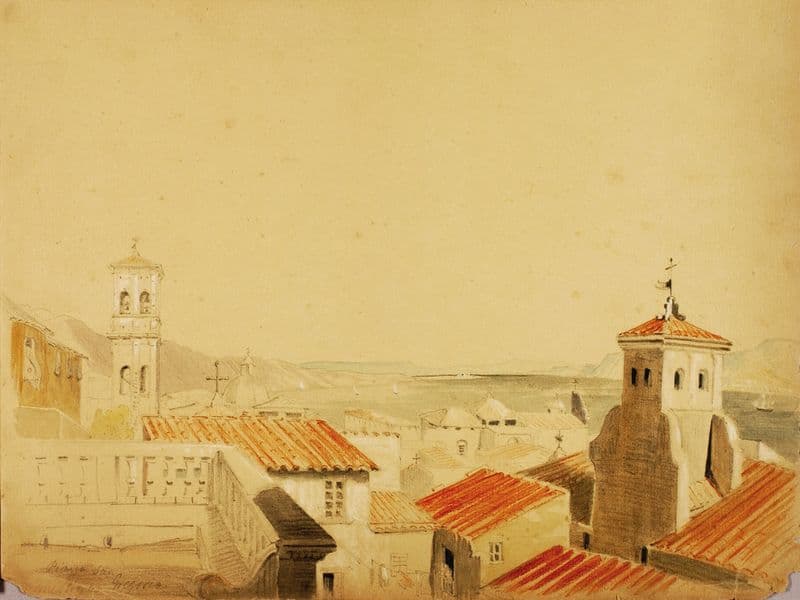 Piazza San Gregorio as a canvas print