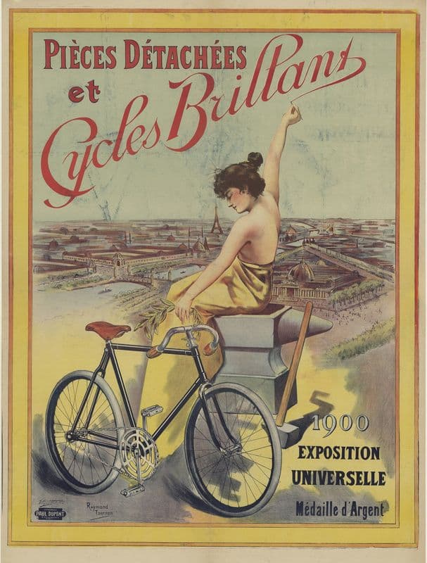 Pièces détachées et Cycles Brillant as a canvas print