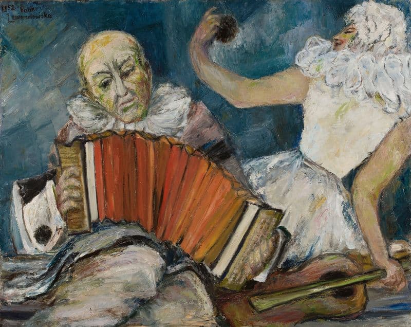 Pierrot as a canvas print