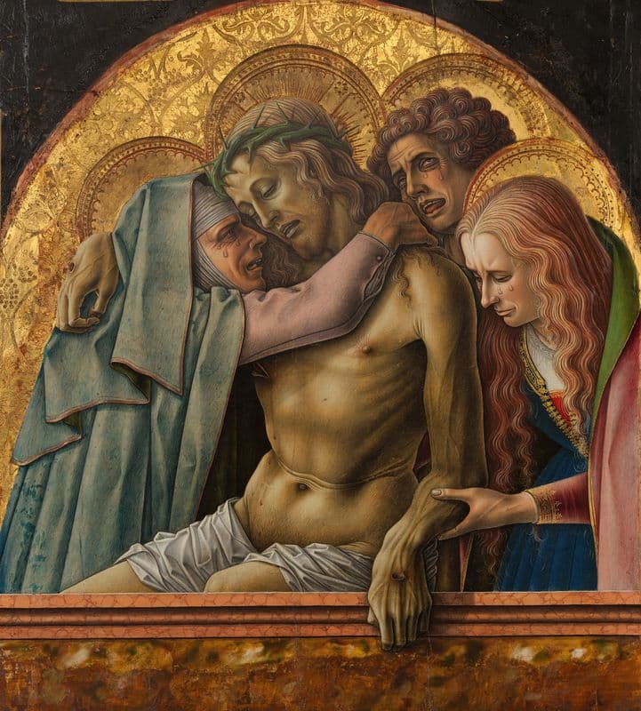 Pietà as a canvas print