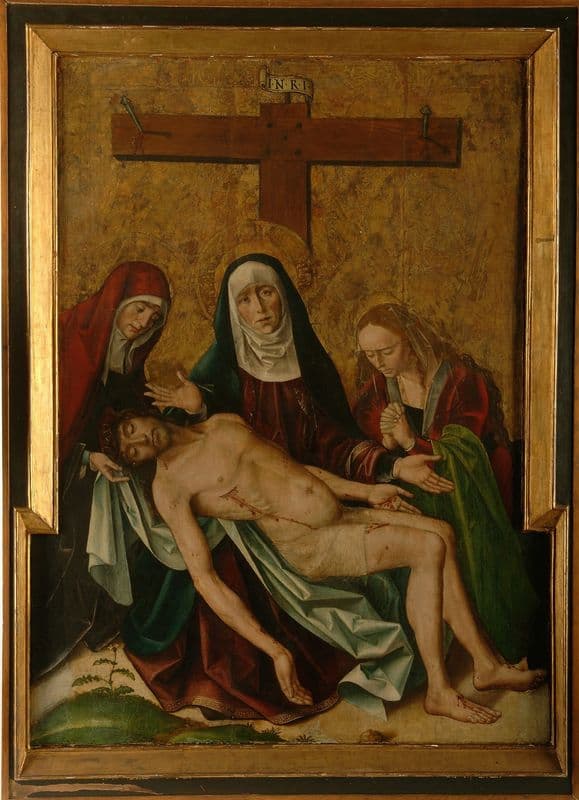 Pietà (ca 1480) as a canvas print