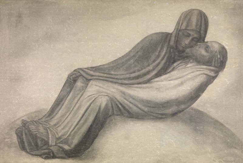 Pietà as a canvas print
