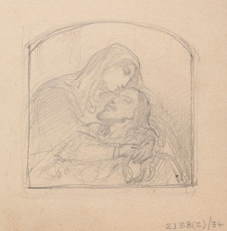 Pietà as a canvas print