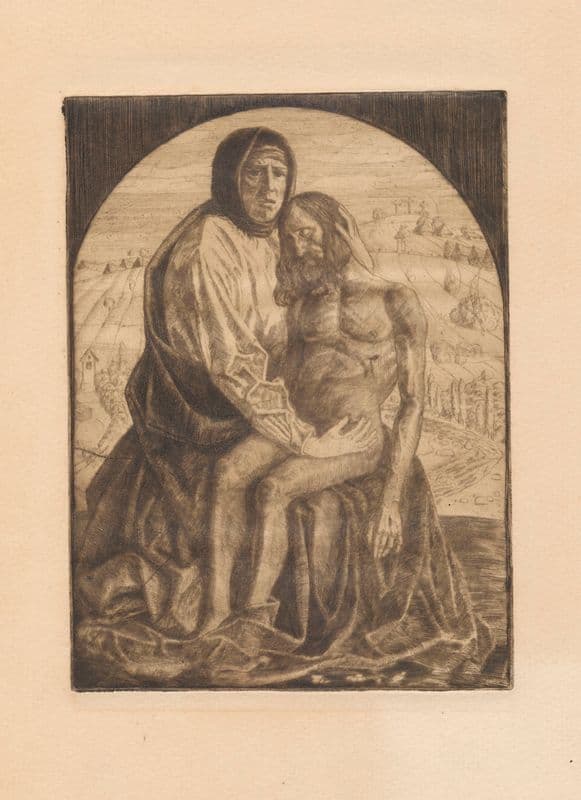 Pieta as a canvas print