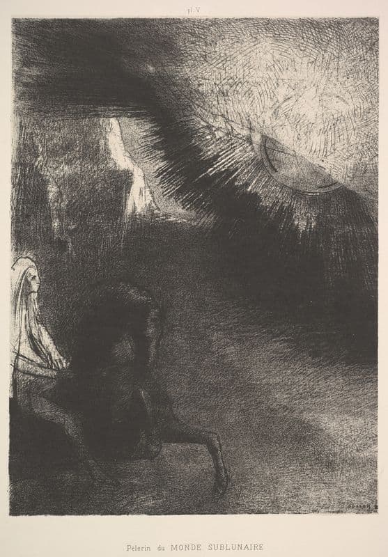 Pilgrim from a sublunar world as a canvas print