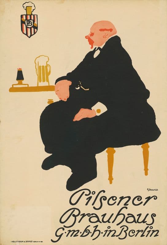 Pilsener Brauhaus GmbH Berlin as a canvas print