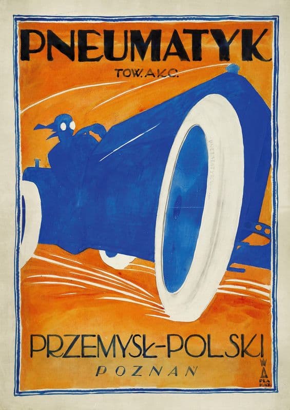 Pneumatyk Tow. Akc. Przemysł – Polski Poznań as a canvas print