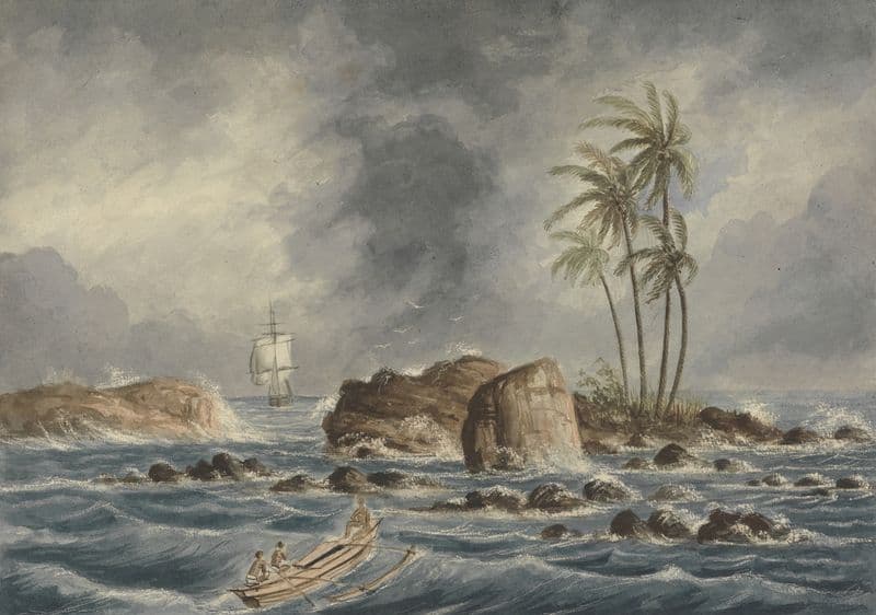 Point de Galle, Ceylon (Sri Lanka) (ca. 1849) as a canvas print