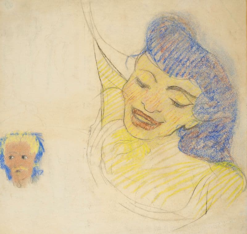 Pola la folle as a canvas print