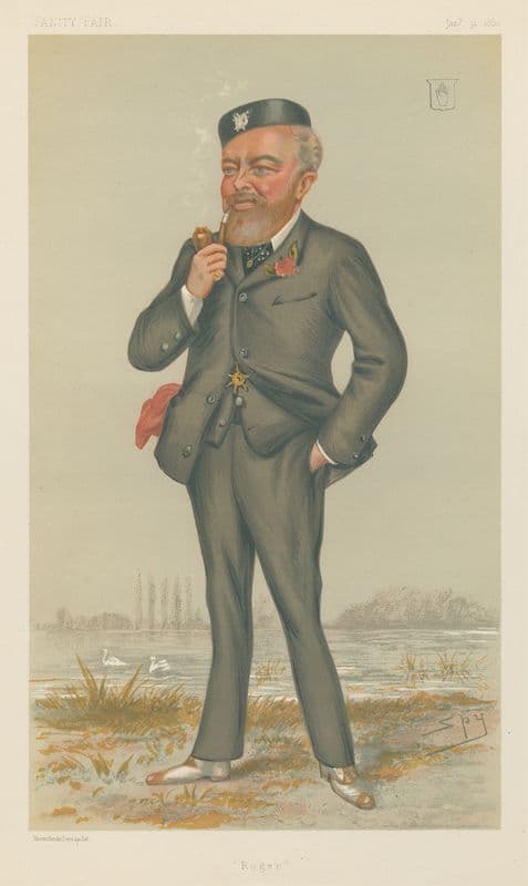 Politicians; ‘Roger’, Sir Roger William Henry Palmer, January 31, 1880 as a canvas print
