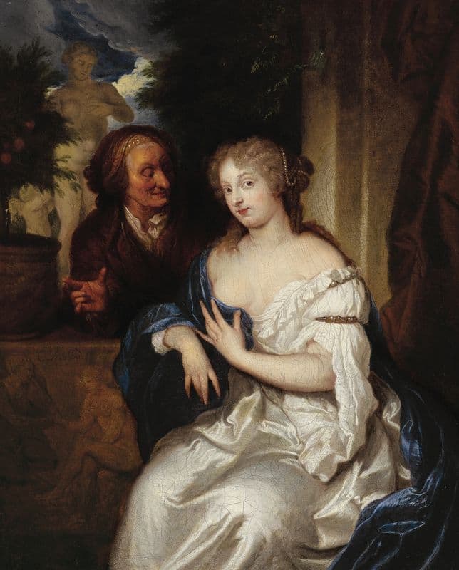 Pomona and Vertumnus as a canvas print