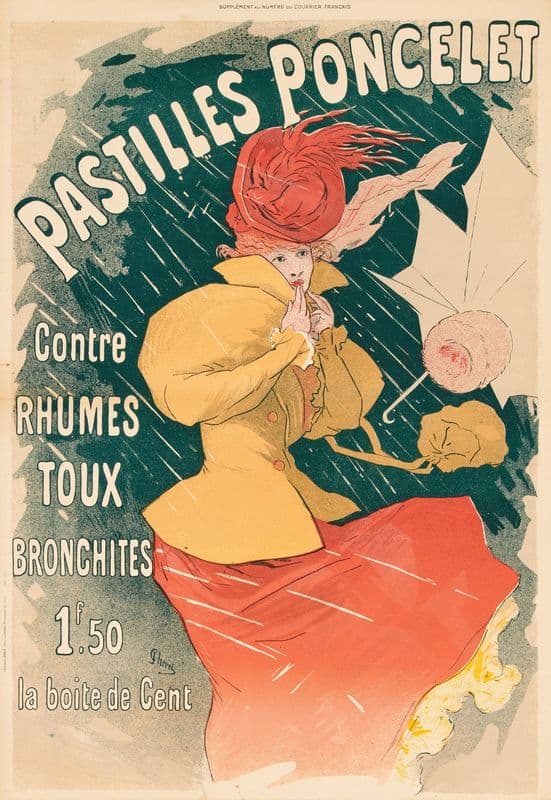 Poncelet Lozenges (Pastilles Poncelet) (AFTER 1890) as a canvas print
