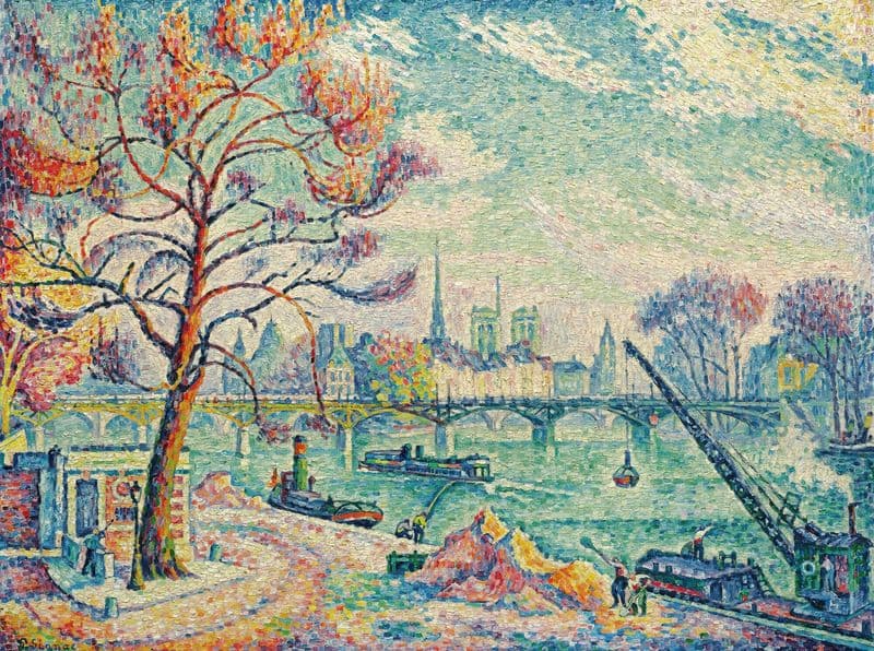 Pont Des Arts (Paris) as a canvas print