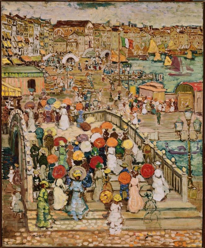 Ponte della Paglia as a canvas print