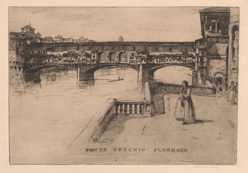 Ponte Vecchio as a canvas print