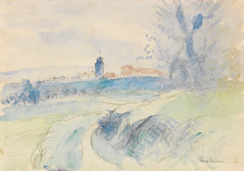 Pontoise as a canvas print