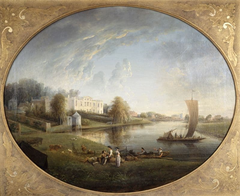 Pope House at Twickenham as a canvas print