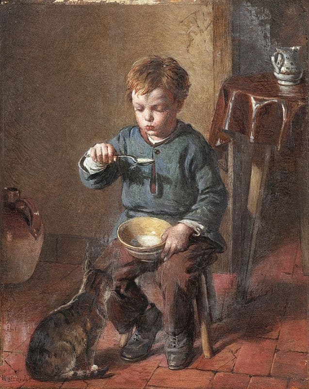 Porridge as a canvas print