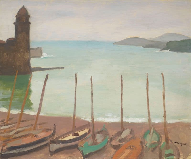 Port de Collioure as a canvas print