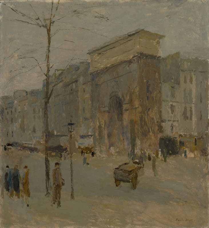 Porte St. Martin no. II as a canvas print
