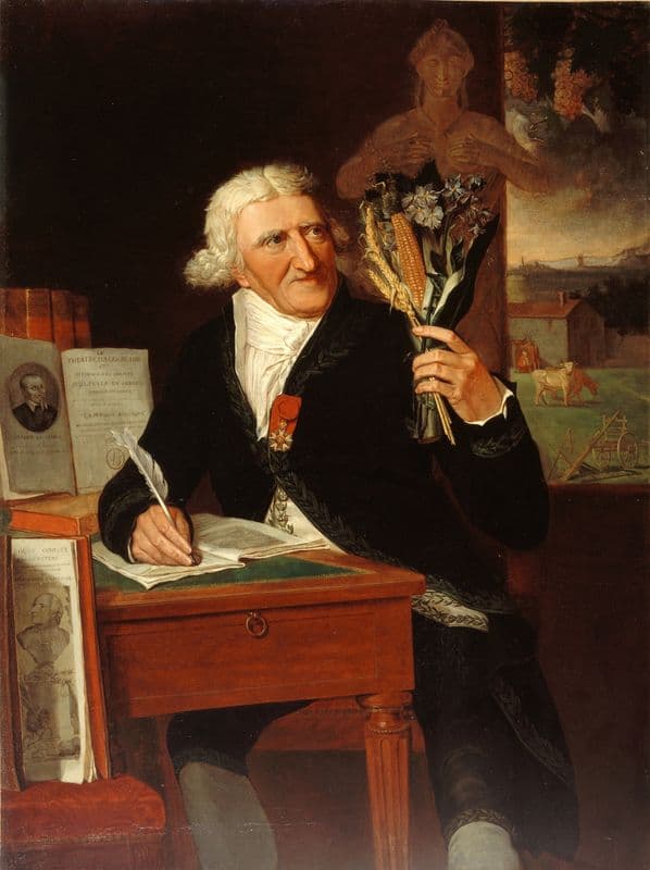 Portrait d’Antoine Parmentier (1737-1813), agronome et philanthrope as a canvas print