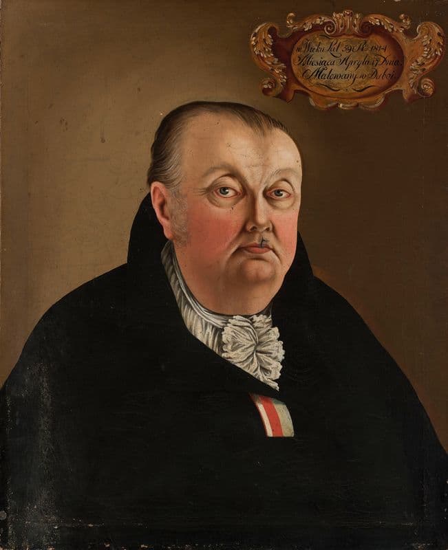 Portrait of Wincenty Tyszkiewicz (1757–1816) as a canvas print