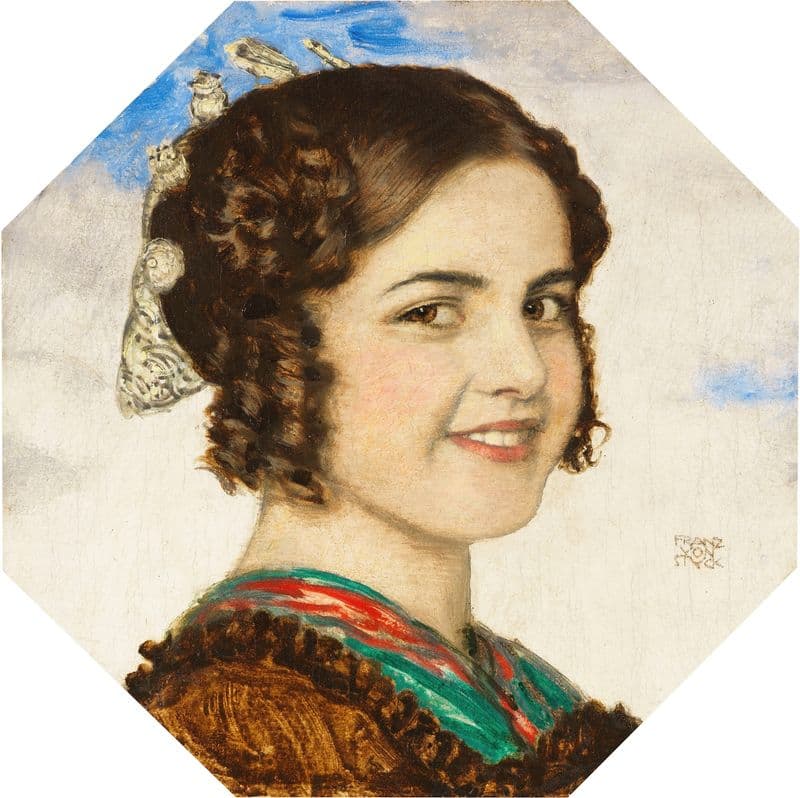 Porträt der Tochter Mary (Ca. 1912) as a canvas print
