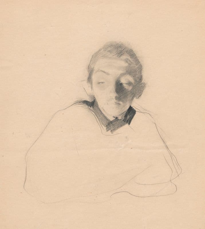 Portret Bolesława Baake as a canvas print