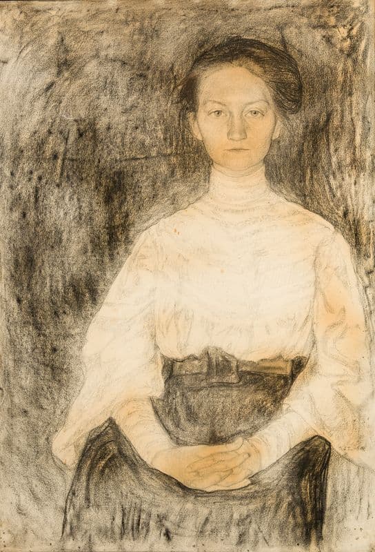 Portret dr Stefanii Tatarówny as a canvas print