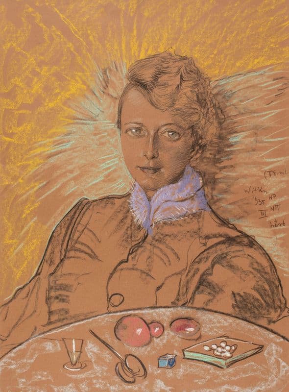 Portret Eugenii Bundykowej as a canvas print