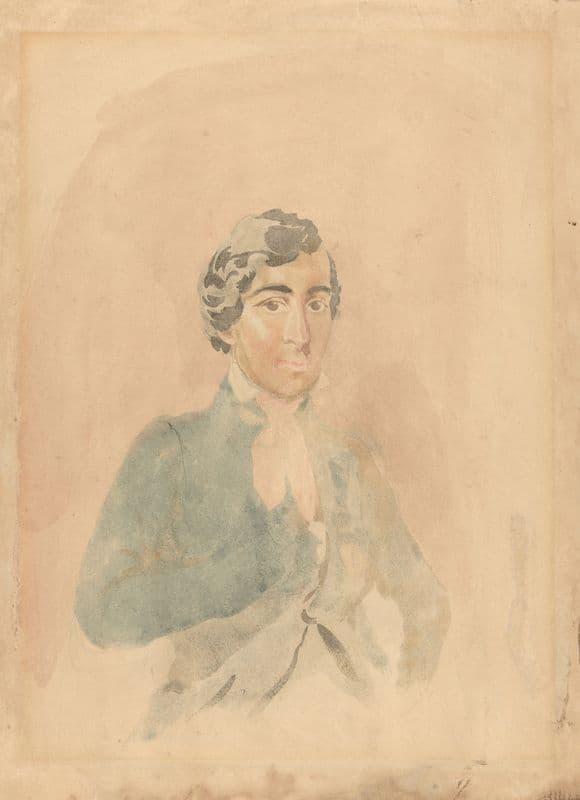 Portret mężczyzny (19th century) as a canvas print