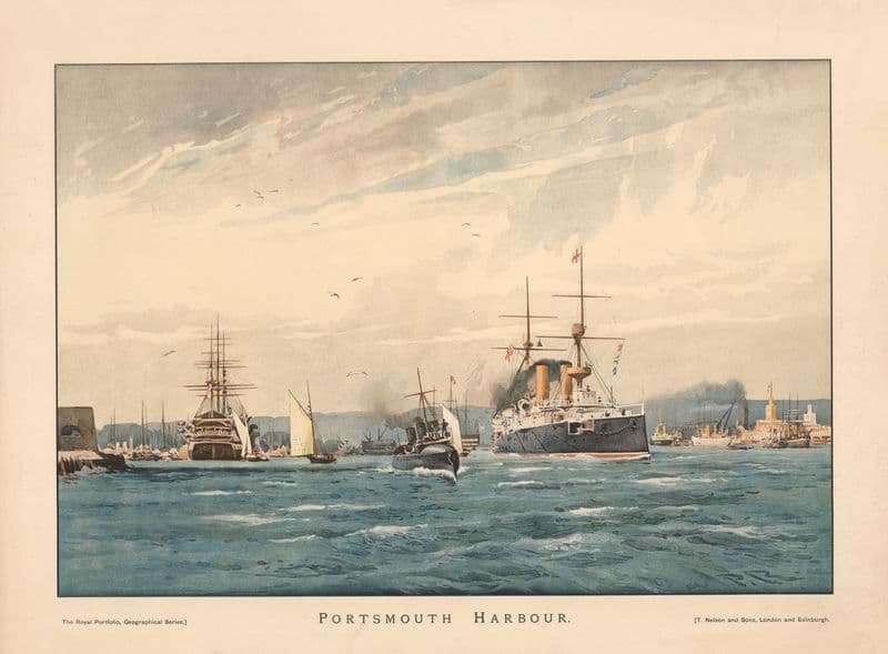 Portsmouth Harbour as a canvas print