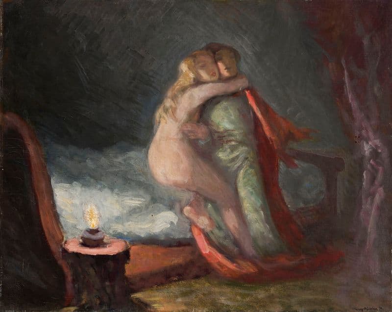 Potiphar’s wife as a canvas print