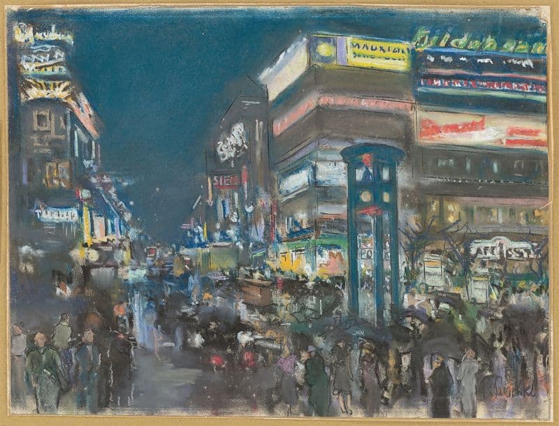Potsdamer Platz (ca 1929) as a canvas print
