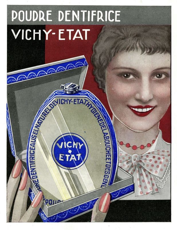 Poudre dentifrice Vichy-état (1910-1950) as a canvas print
