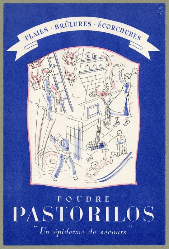 Poudre Pastorilos (1910-1950) as a canvas print
