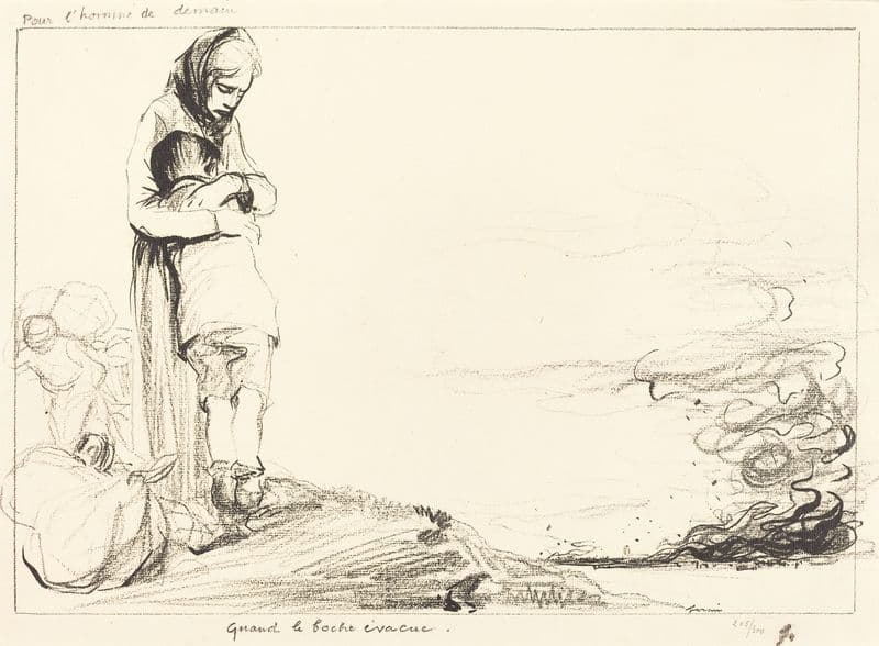 Pour l’homme de demain (1914-1919) as a canvas print